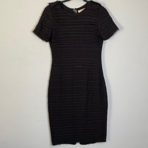 COPY - Burberry black tiered pleated silk mini dress 6